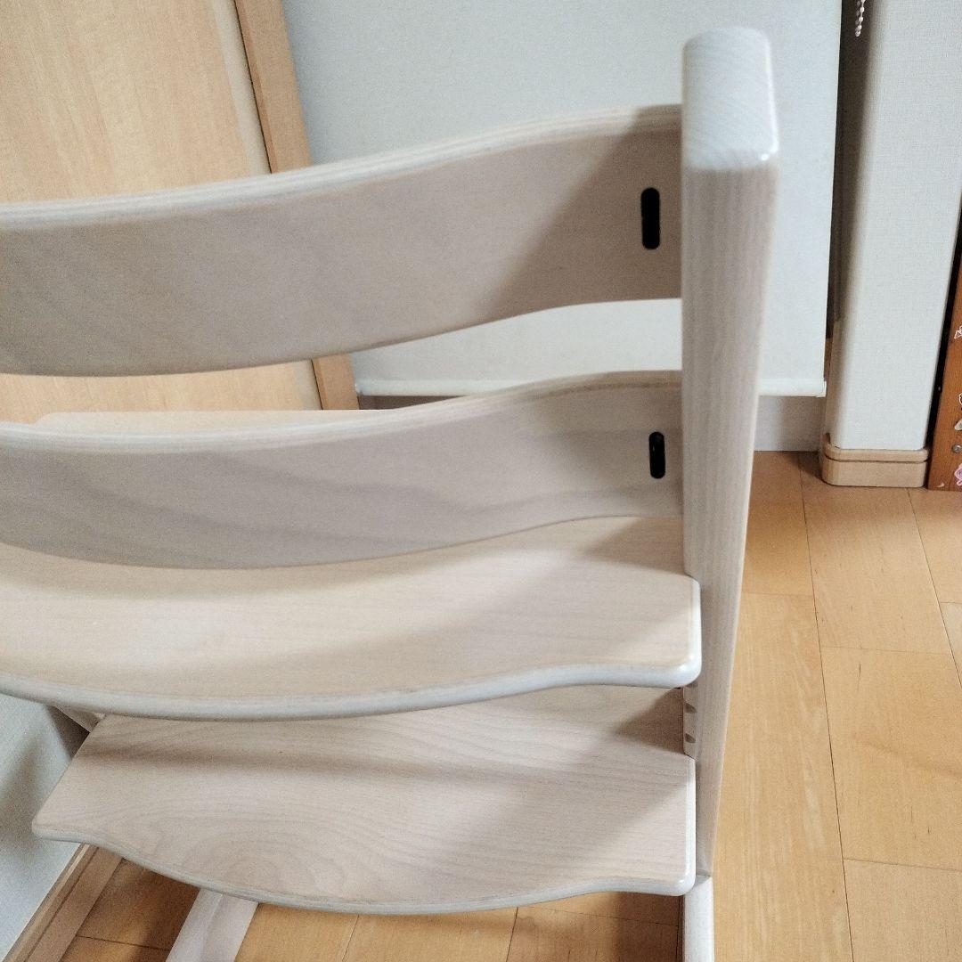 シリアル6　ストッケ トリップトラップ　背もたれ&ベビーガード&トレイ付