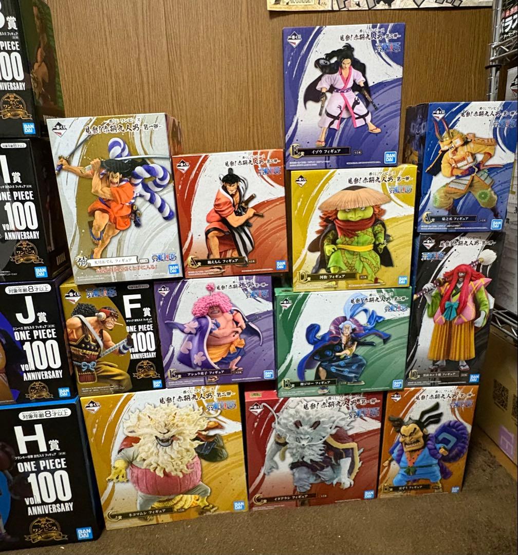 ワンピース 一番くじ　フィギュアまとめ　ワノ国　赤鞘九人男　vol.100