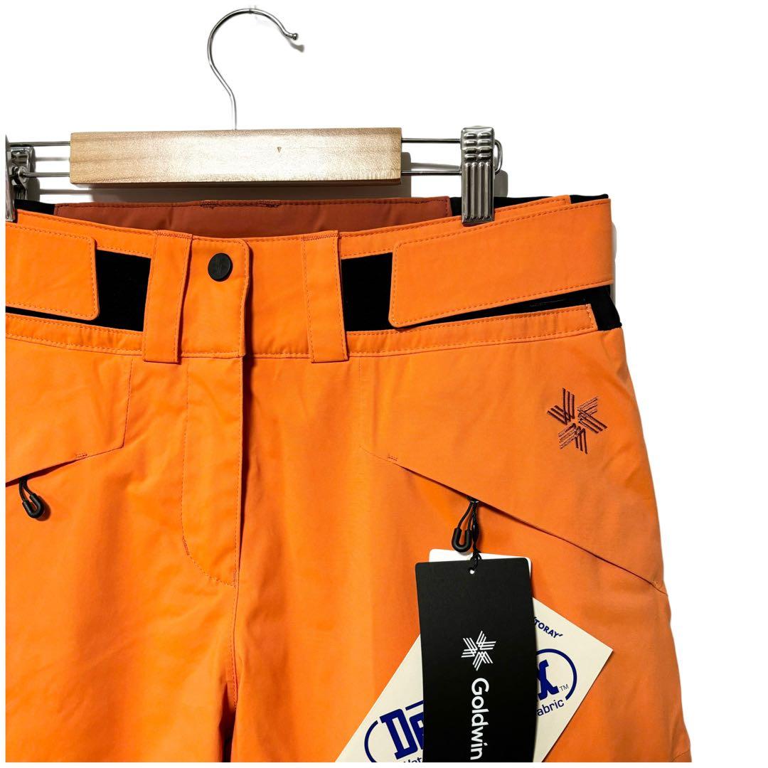 ゴールドウィン ウィメンズ ツートンカラー パンツ スカーレット オレンジ L
