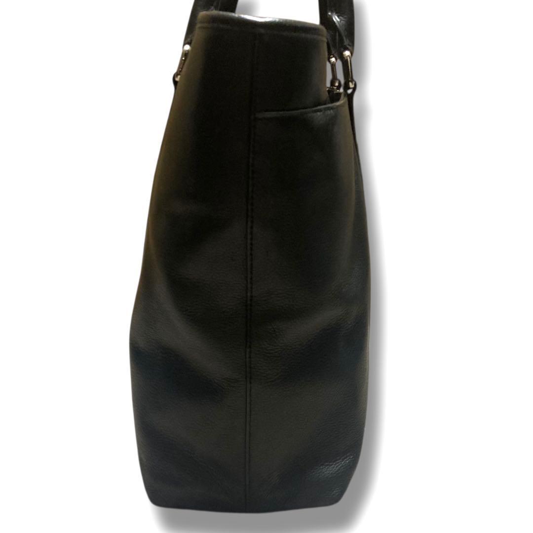 美品　コーチ　ビジネスバッグ　2way　メトロポリタン　A4収納可　レザー　黒