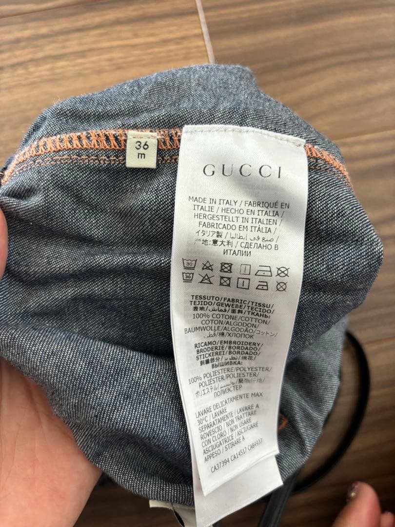 グッチ　ベビーキッズ　デニムパンツ　36M