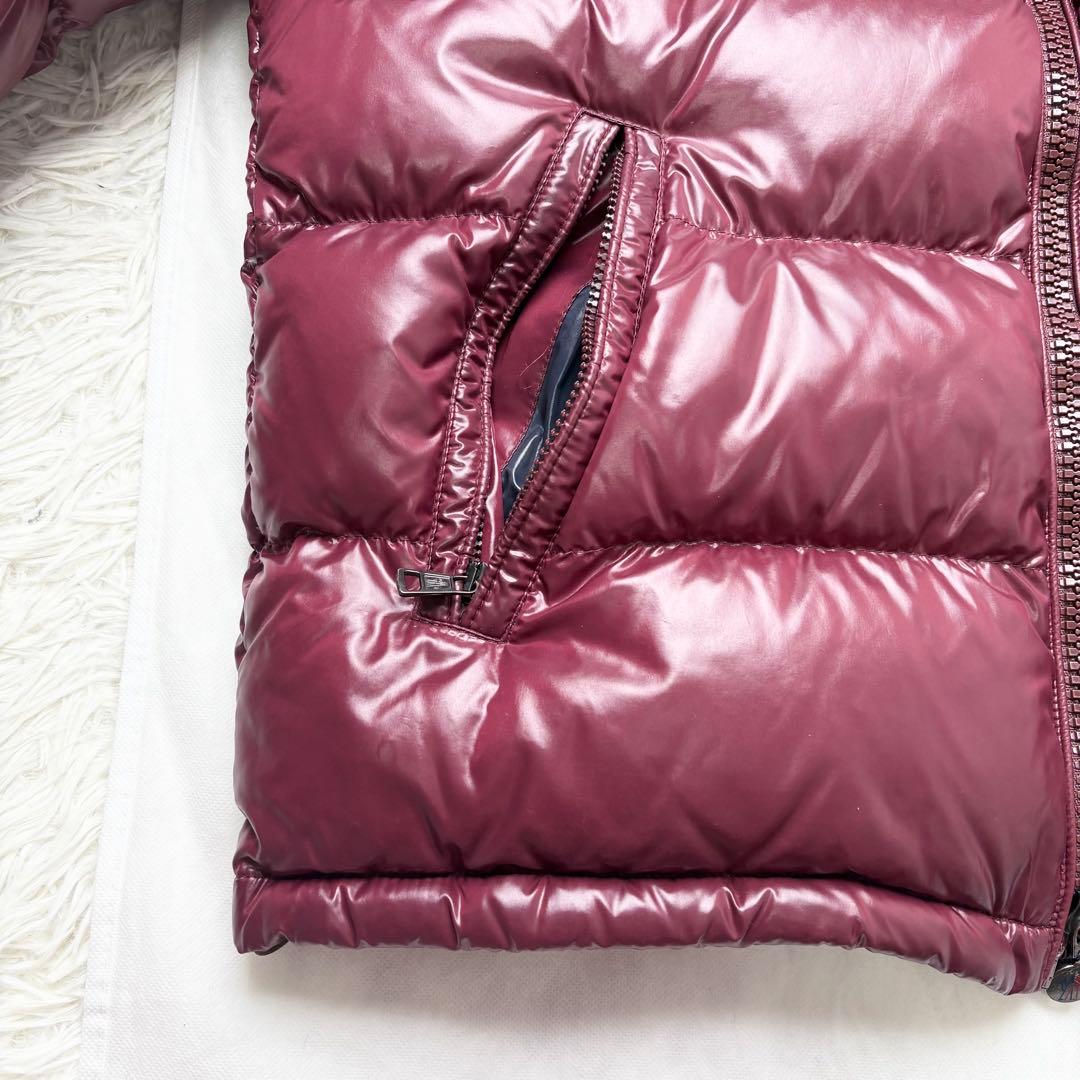 モンクレール ダウンジャケット MAYA 希少サイズ4 フード ロゴワッペン