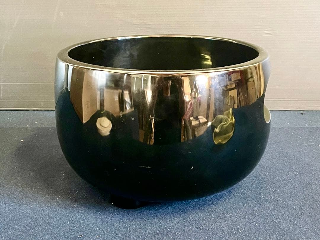 【KUMA】割引❣️「祖」 眉風炉 真塗 10号 元箱 （1010B）