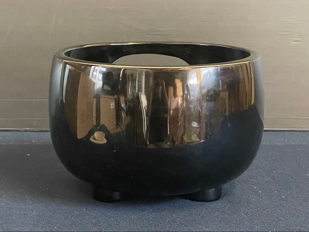 【KUMA】割引❣️「祖」 眉風炉 真塗 10号 元箱 （1010B）