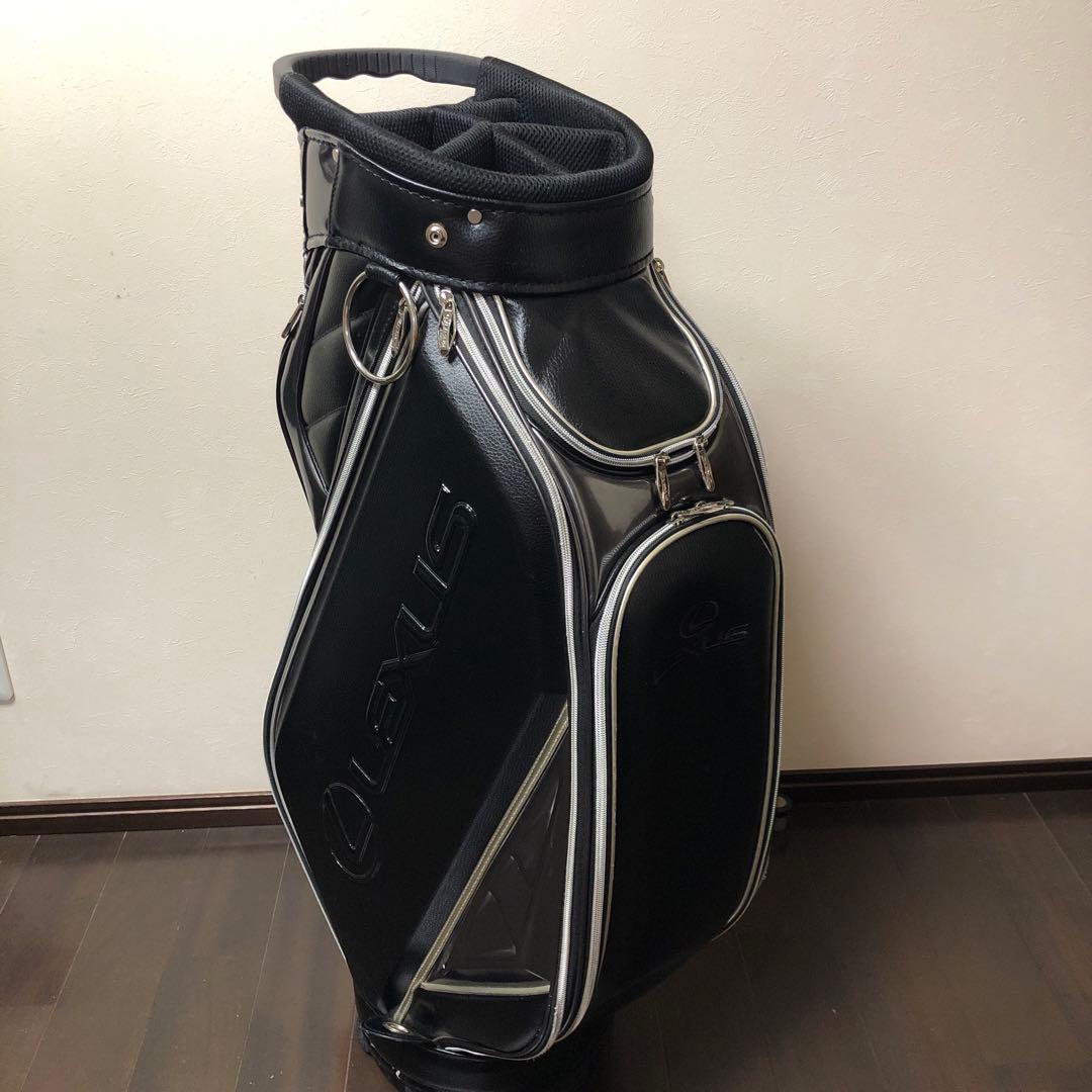 連休特価　Lexus ✖️Admiralキャディバッグ 黒 ストライプ