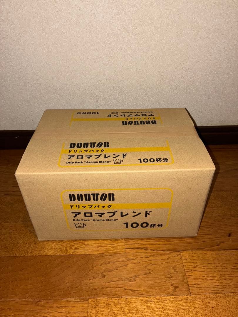 ドトール ドリップコーヒー100枚分×3種類
