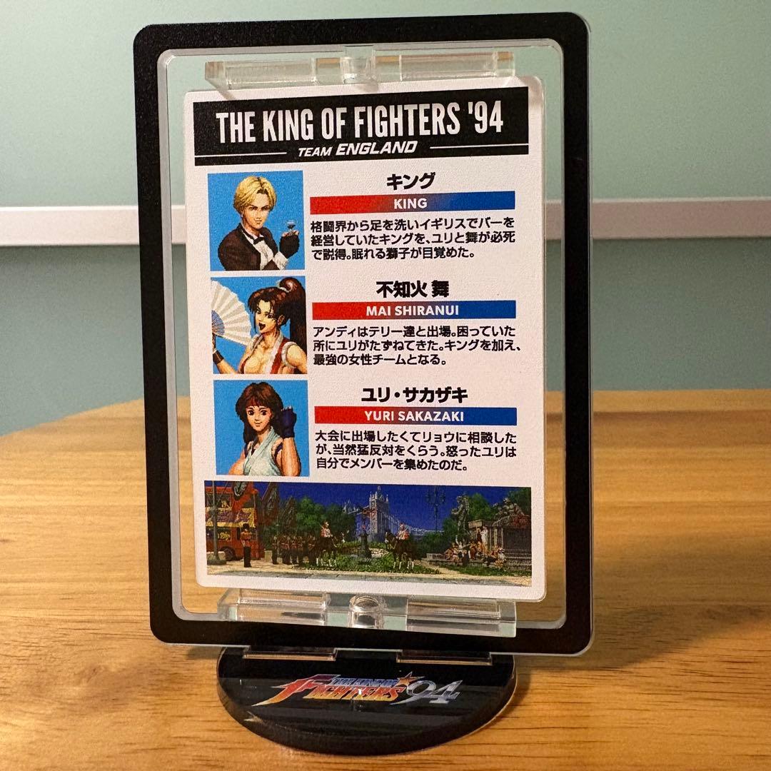 KOF 94 ウェブポン スピニングアクリルスタンド 6個+台座なし2個　セット