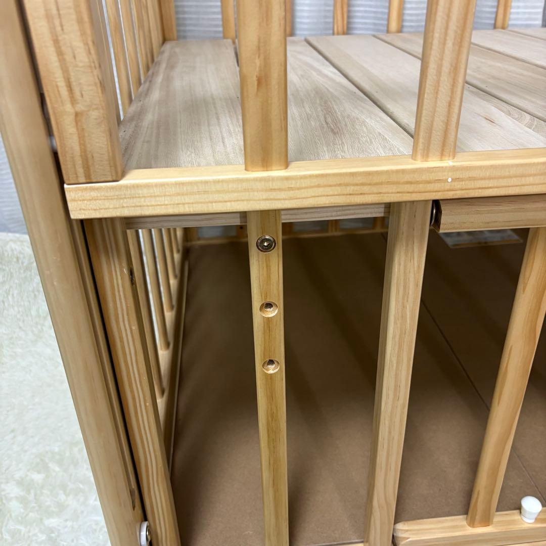 美品　KATOJI ベビーベット　ヘビーサークル　ハイシート　ナチュラル