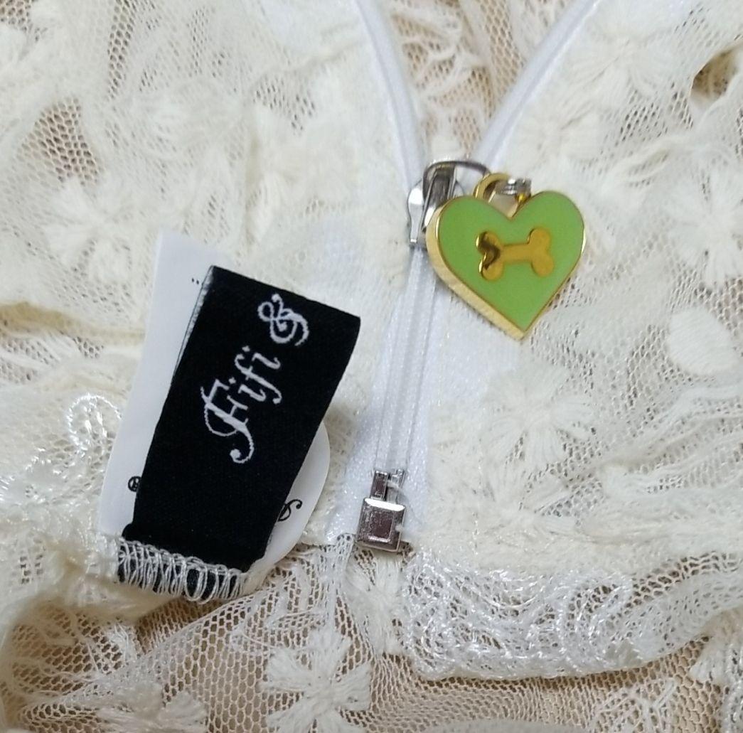 犬服 未使用 fifiandromeo フィフィ&ロメオ レースフーディー