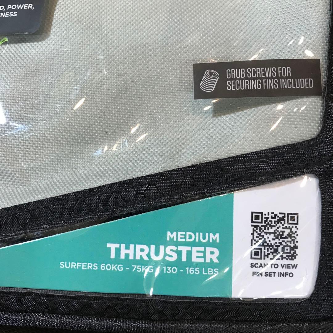 SHAPERS サーフボードフィン 3枚セット ミントグリーン