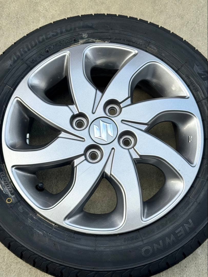 パレット純正ホイール美品 タイヤ2023年製新品 14インチ