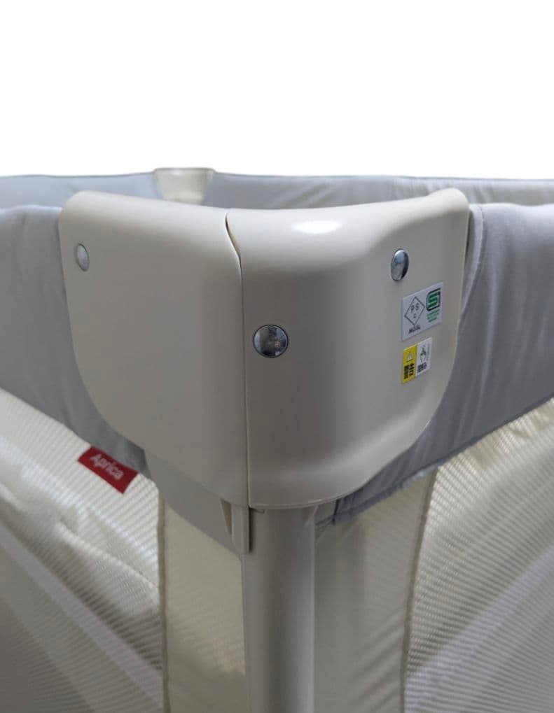 Aprica ココネルエアー ベビーベッド グレー 収納袋 説明書