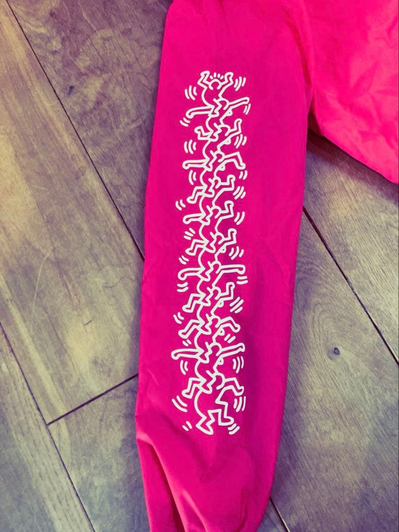 THRATHER ×キースへリング ナイロンジャケット Lサイズ レッド