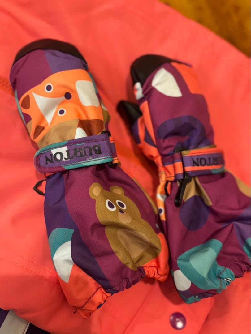 Burton 4T スノーボードウェアセット　グローブ付き　キッズ　100cm