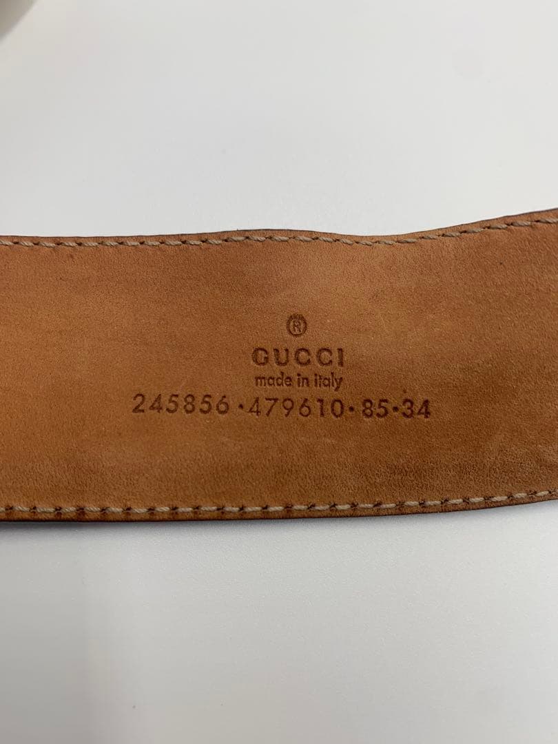 美品‼️GUCCI グッチ ベルトハートベルト ピンク　レディース P55