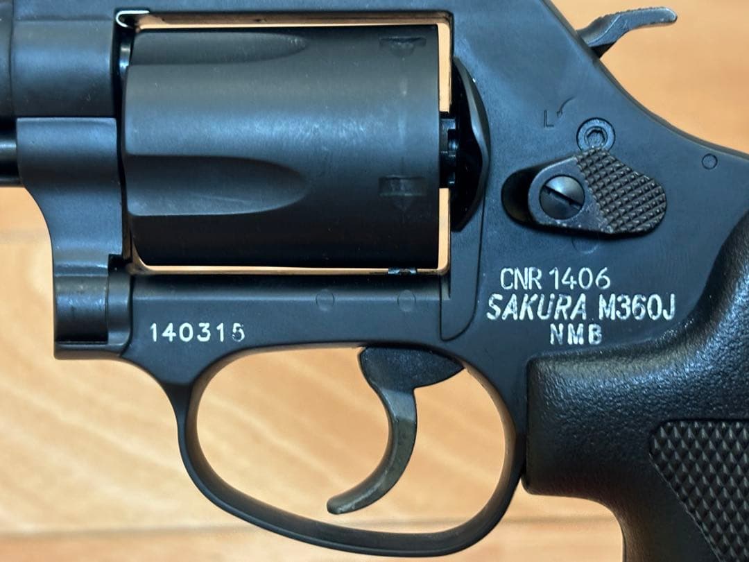 タナカ S&W M360J サクラ モデルガン SPG刻印有り ダミーカート無し