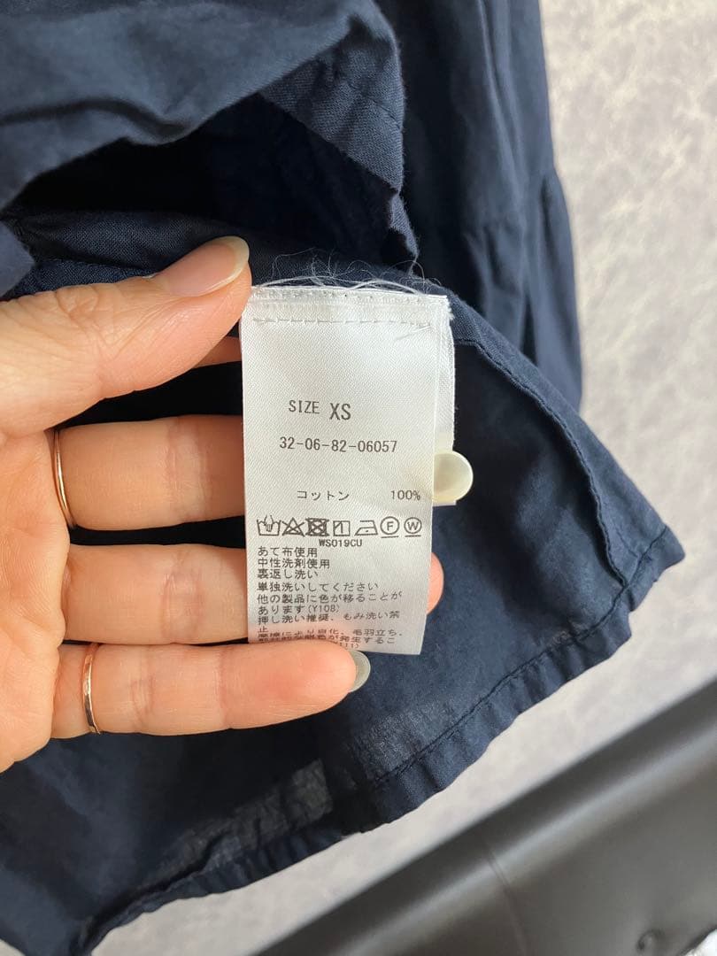 MERLETTE × TOMORROWLAND ティアードコットンミニドレス