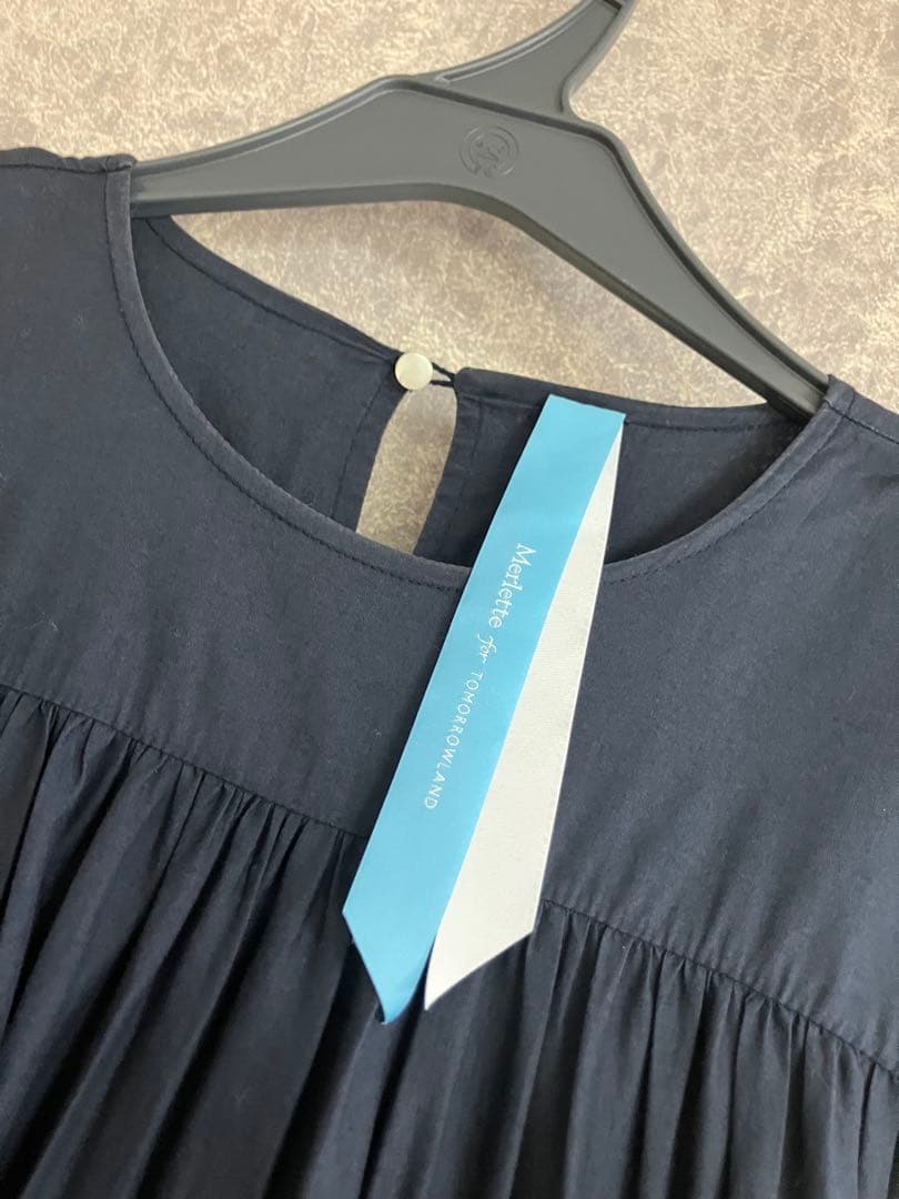 MERLETTE × TOMORROWLAND ティアードコットンミニドレス