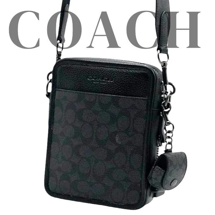 【極美品】COACHコーチ　サリバン　ショルダーバッグ　PVC　シグネチャー