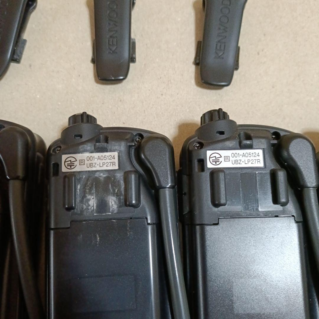 【5台】KENWOOD トランシーバー　充電器セット　インカム