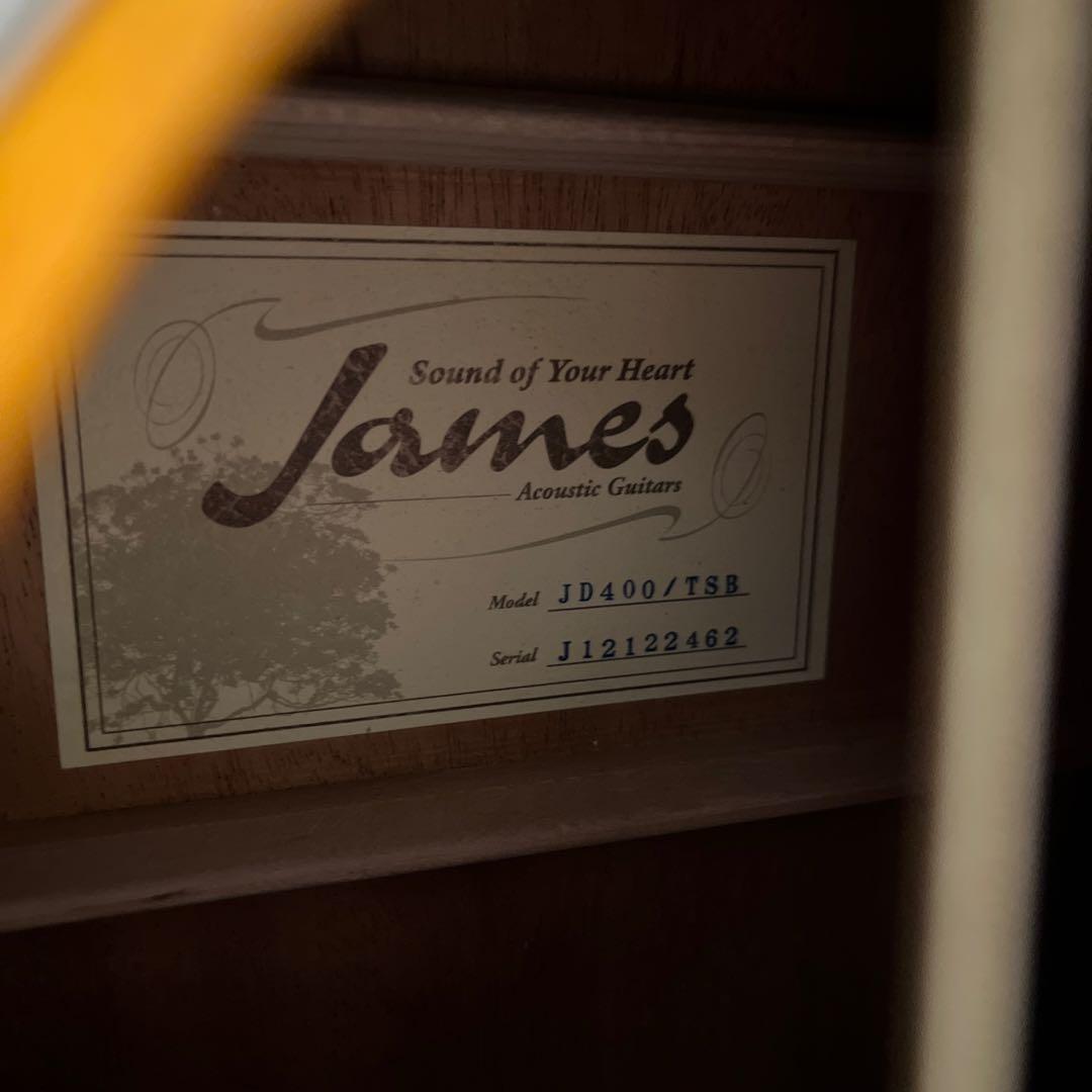 James アコースティックギター JD400/TSB