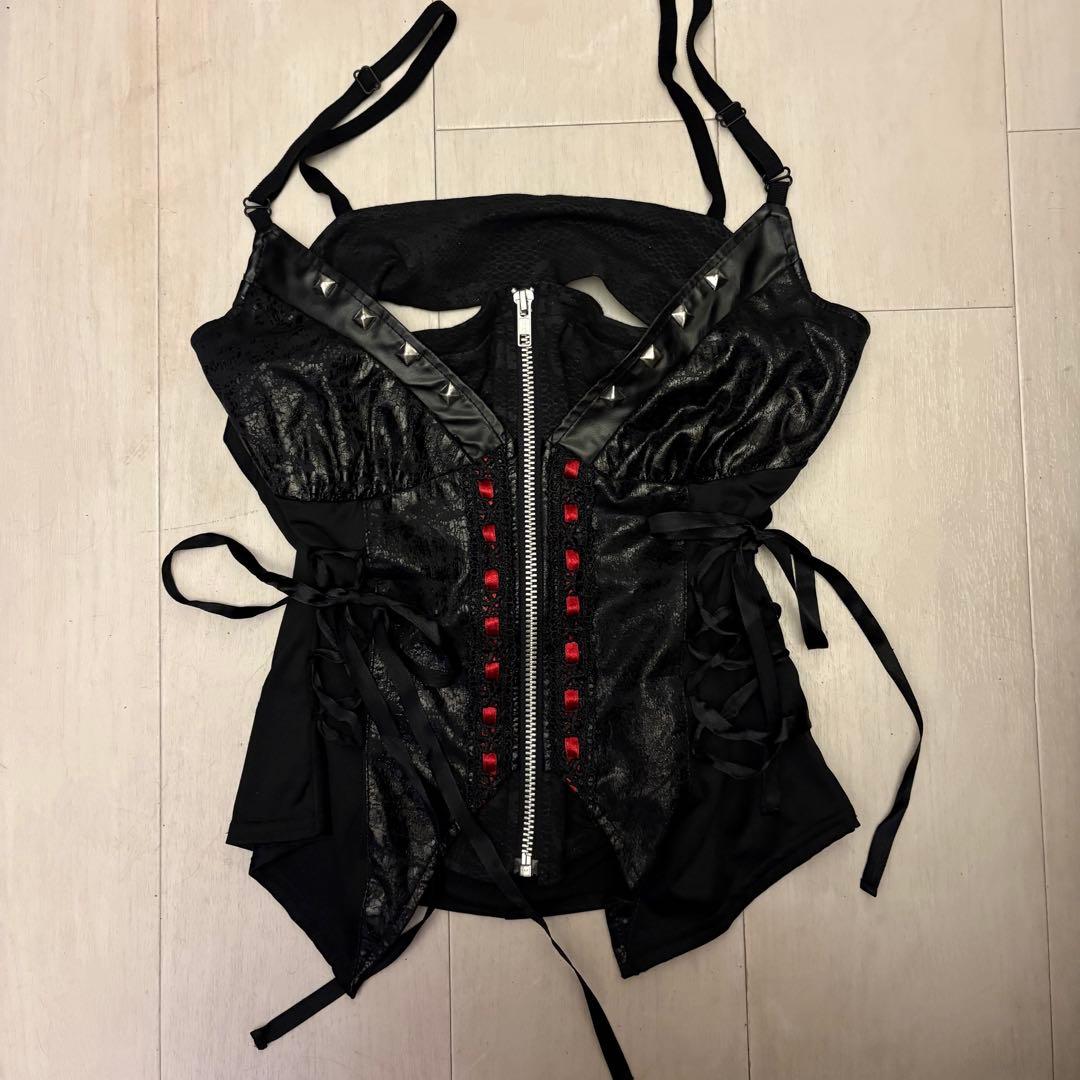 h.NAOTO h.jelly コルセット キャミソール ゴシック y2k