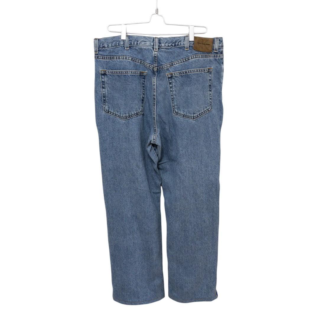 リメイク 4ジップ トラック デニムパンツ C-4578