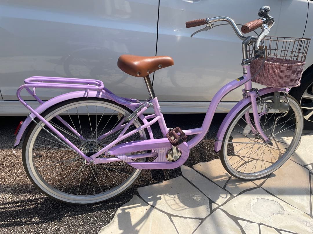 22インチ 女児自転車　ダイワサイクル　ラベンダー