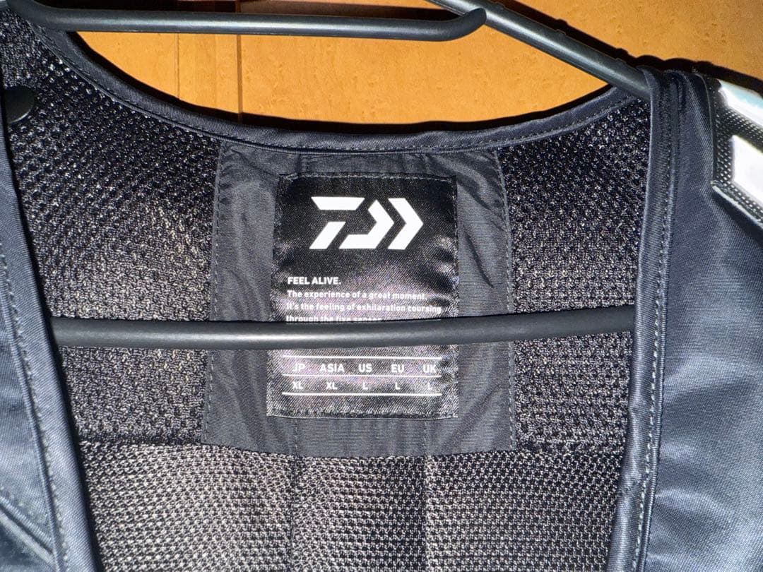 Daiwa フィッシングベスト サイズXL ブラック