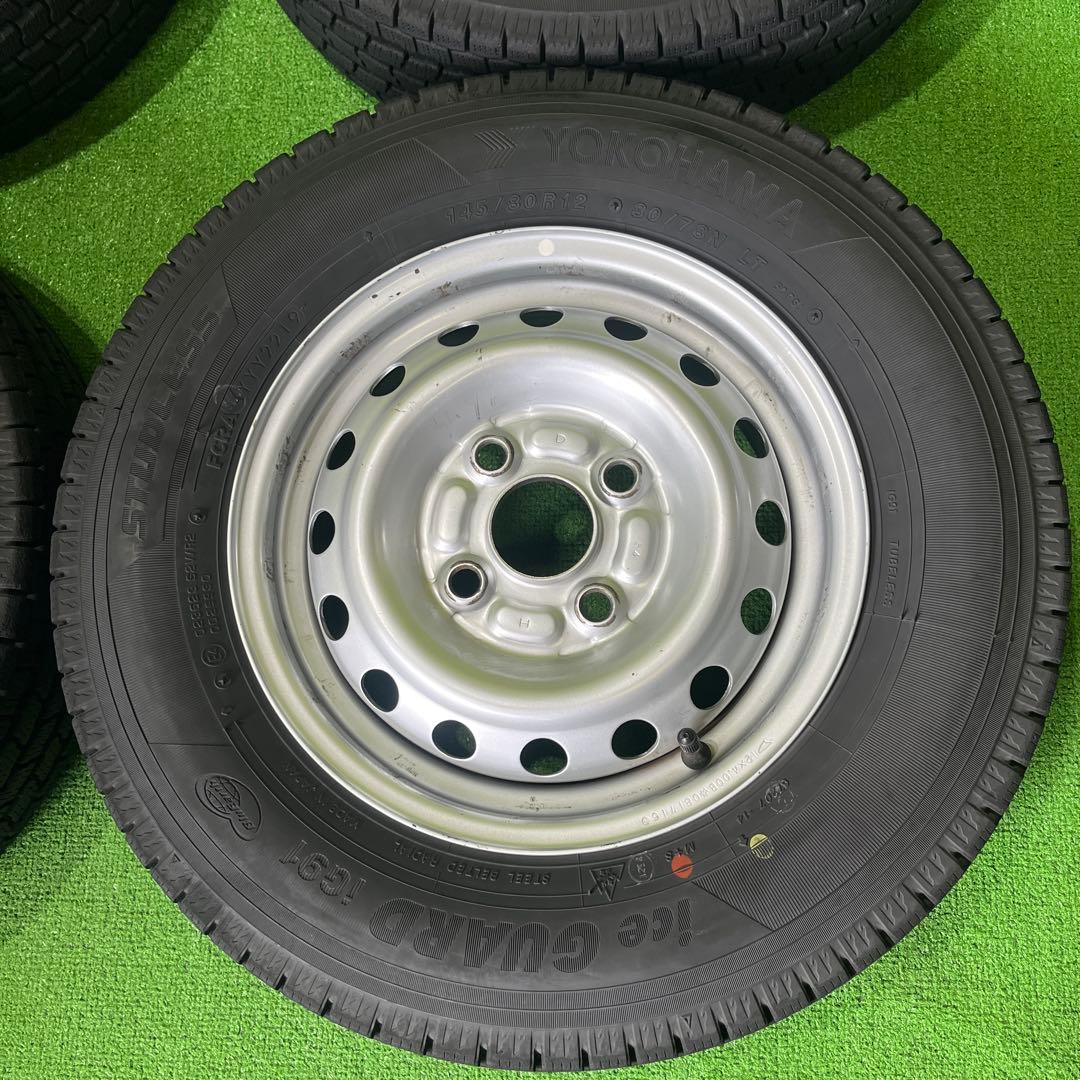 ダイハツ純正バリ山スタッドレスセット2本分 1687-① 送料込み