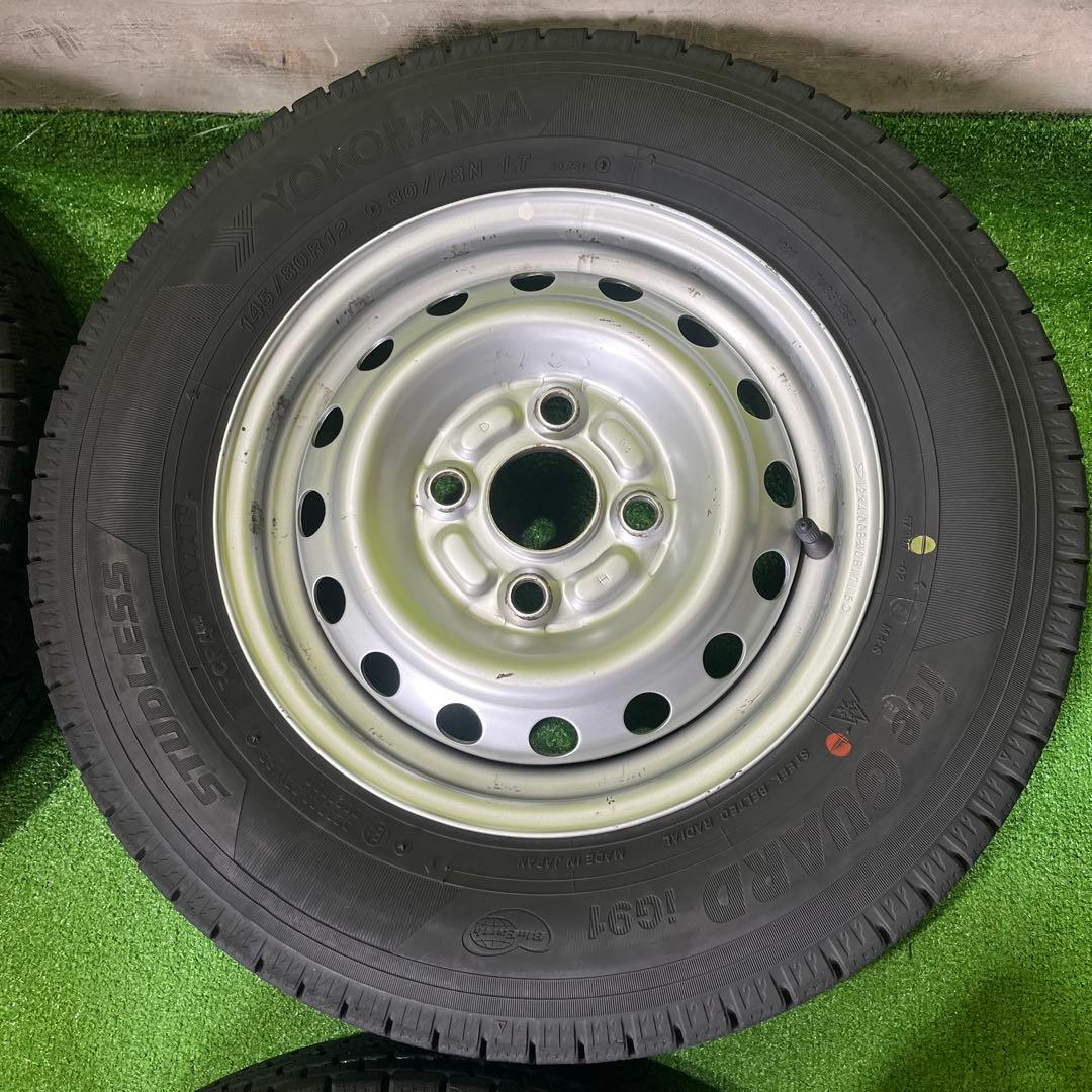 ダイハツ純正バリ山スタッドレスセット2本分 1687-① 送料込み