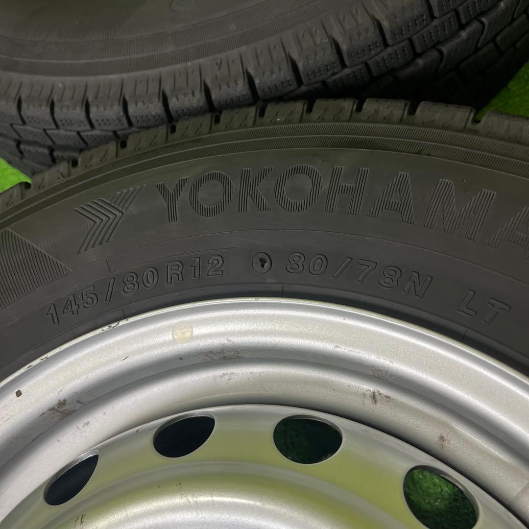 ダイハツ純正バリ山スタッドレスセット2本分 1687-① 送料込み