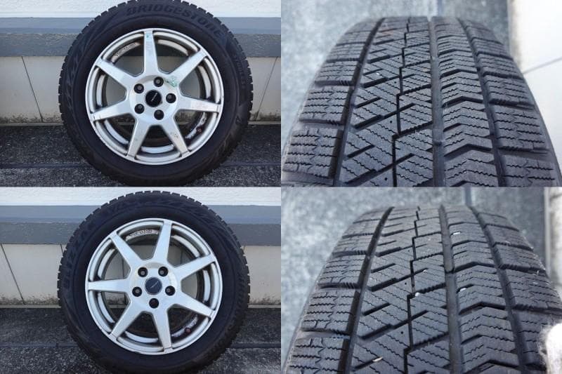 3日間限定値下げ激安バリ山ブリザックスタッドレス2023年4本BMW218i使用