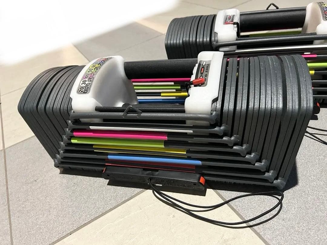 パワーブロックタイプ 可変式ダンベル 90ポンド(約41kg) ×2【手渡し】