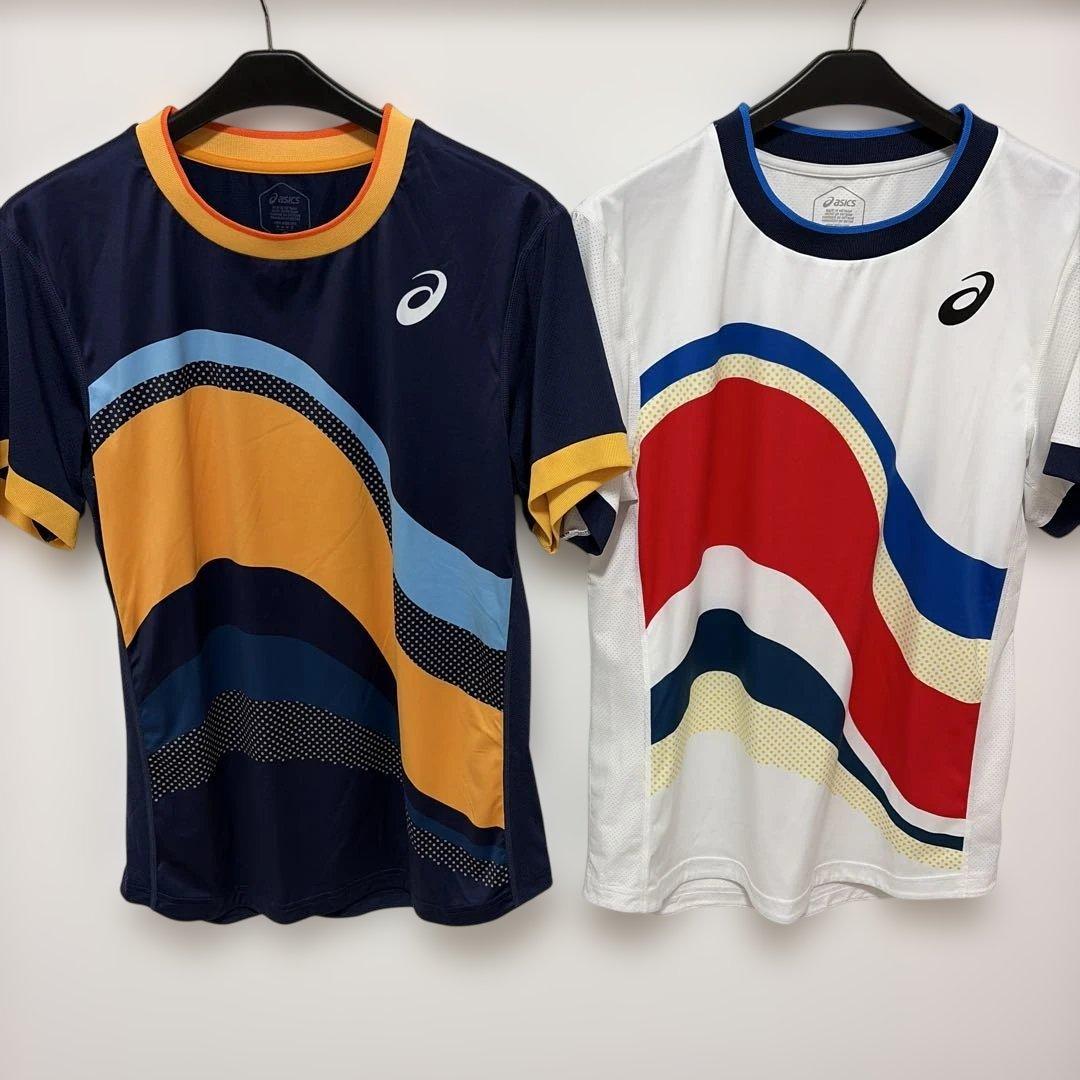 ※ピンクの猫！asicsウエアまとめ売りアシックス テニスウエア5枚セット