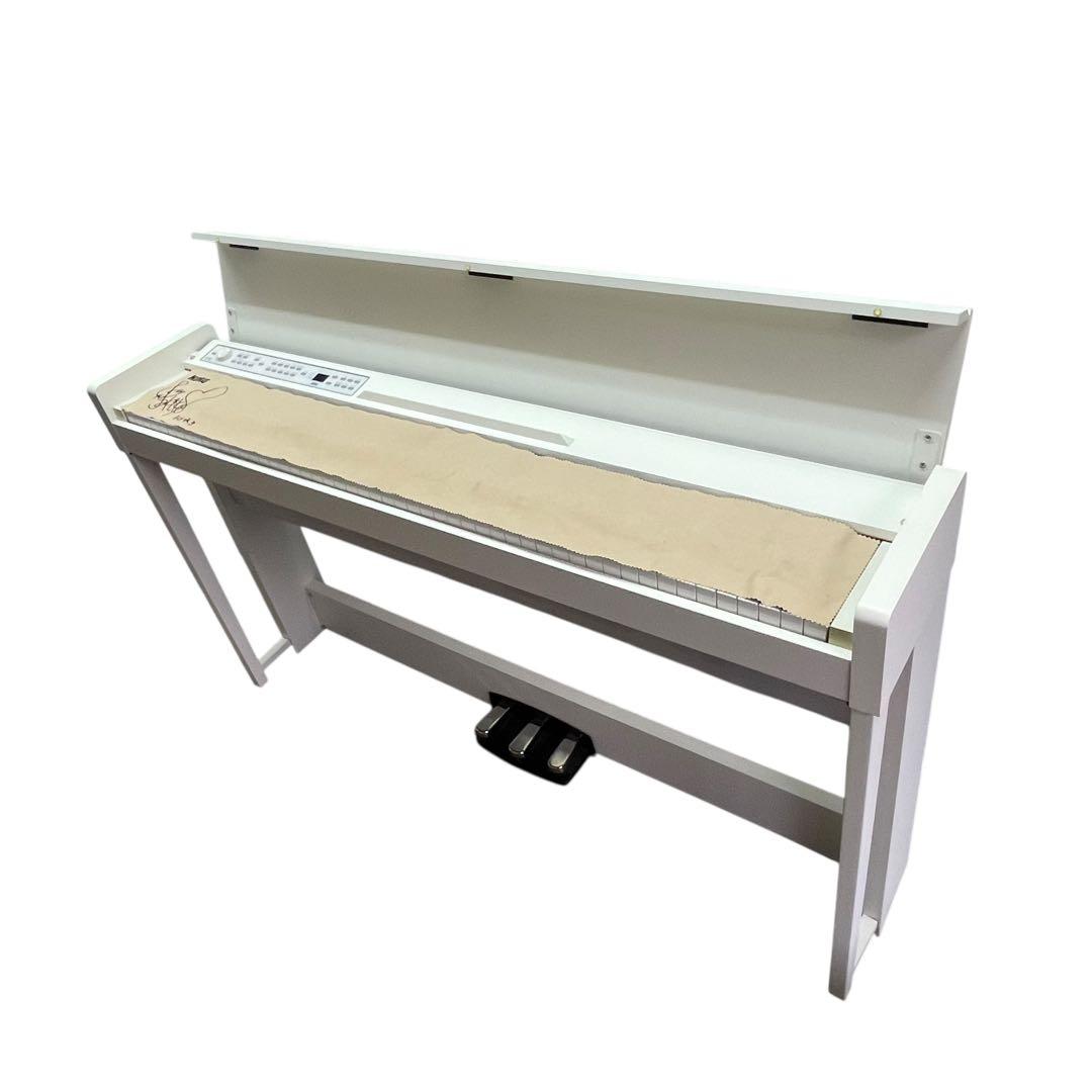 松井咲子カバー付き KORG C1 Air 88鍵 ホワイトデジタルピアノ