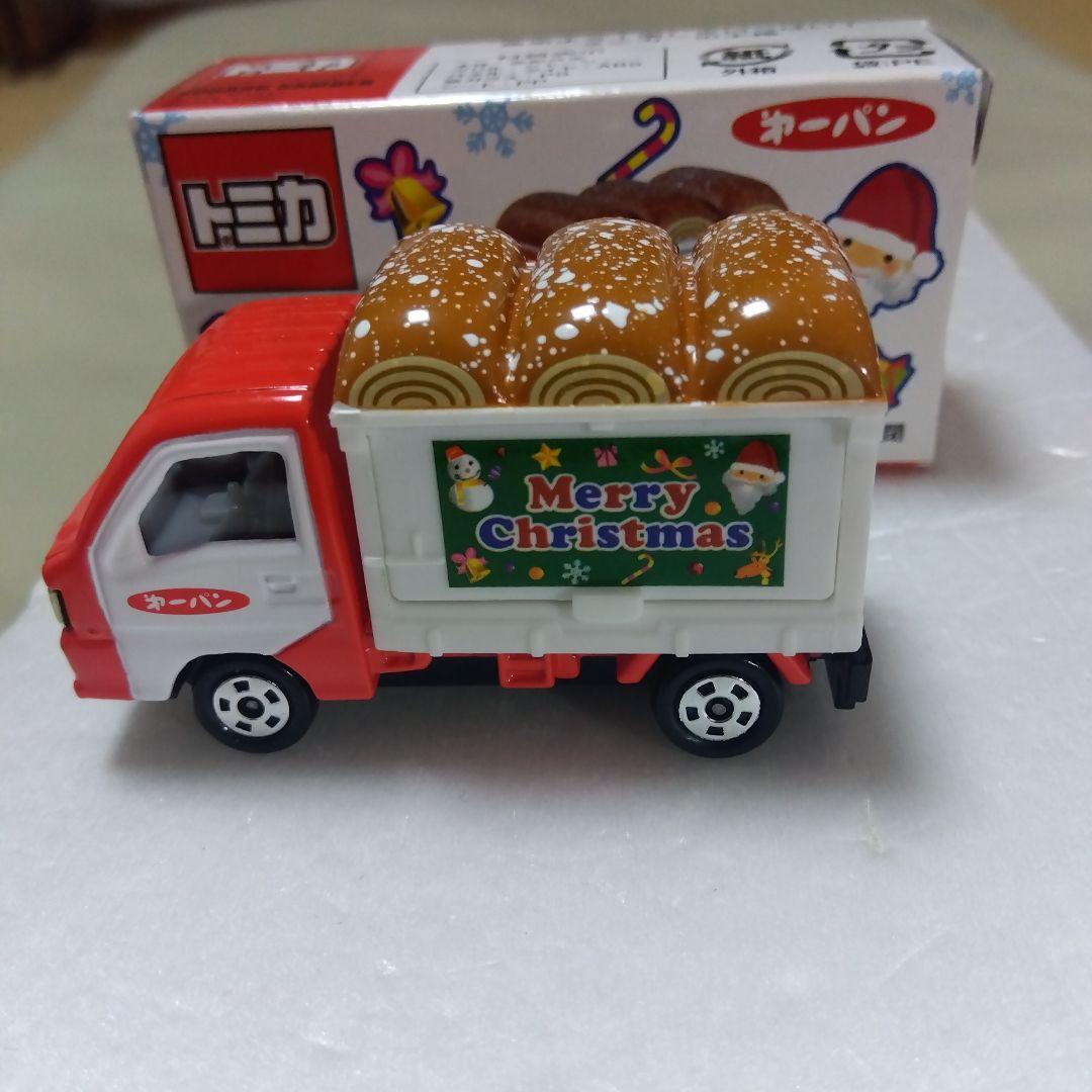 トミカ 第一パン スバルサンバー クリスマスver　赤/白　特注ミニカーです。