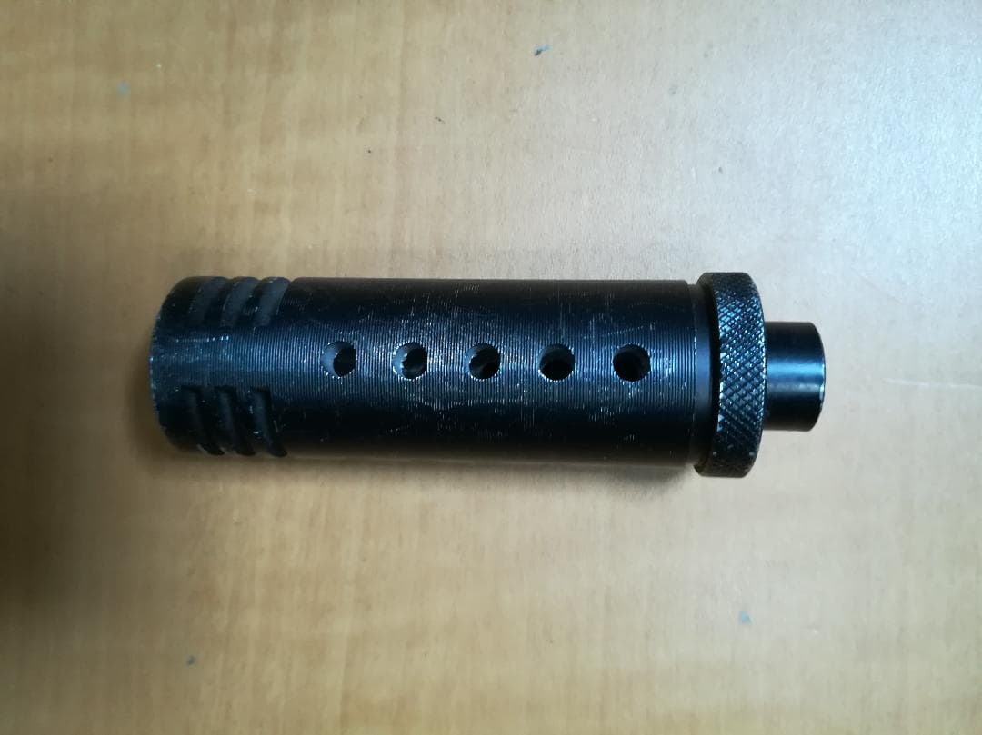 ㋧タナカ　ガスガンパイソン用金属製サイレンサー