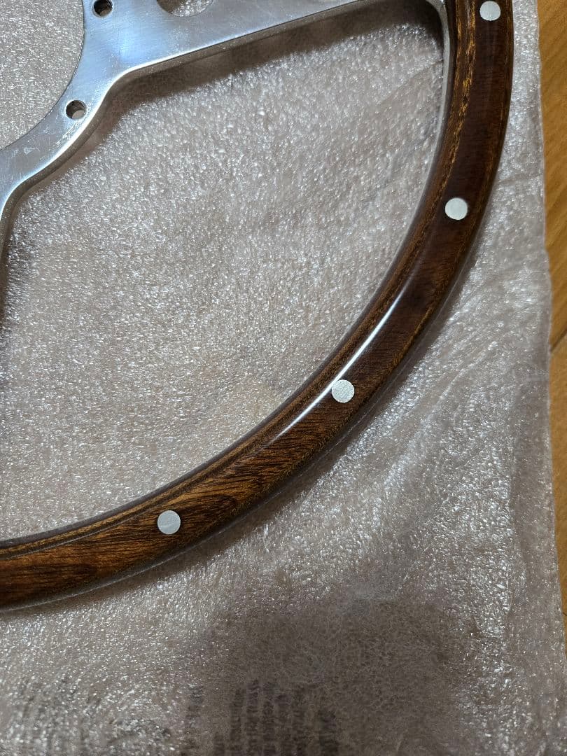 ばやさま専用　モトリタウッドステアリング　フラット　14インチ　超美品