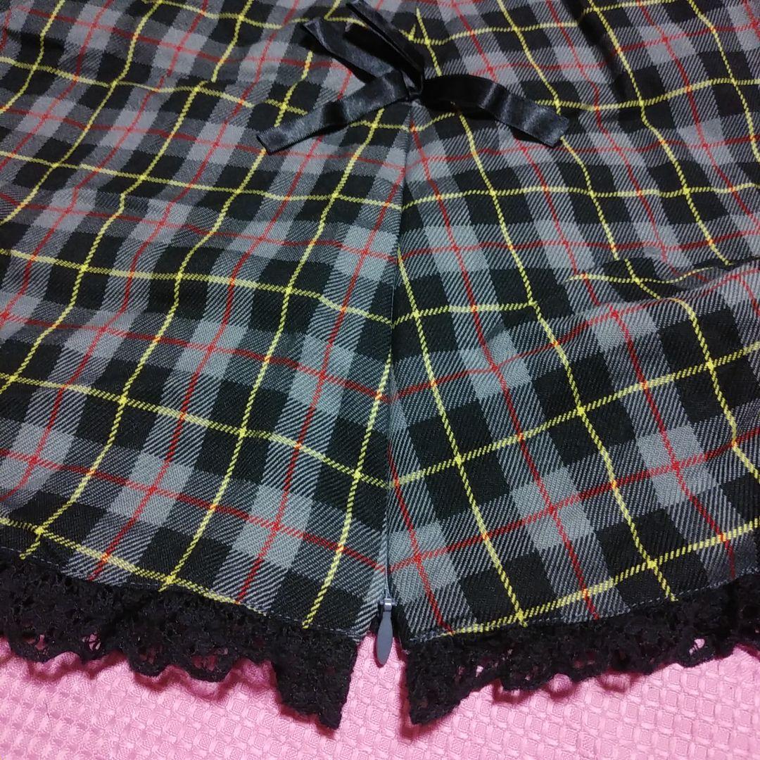 メタモルフォーゼ　チェック柄JSK　ブルマ付き　ロリータ　ロリィタパンク　メタモ
