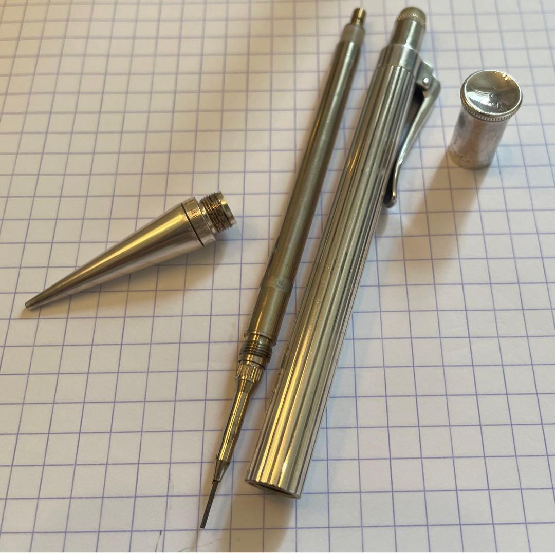 ファーバーカステル メカニカルペンシル 伯爵　シルバーコーティング 0.7mm