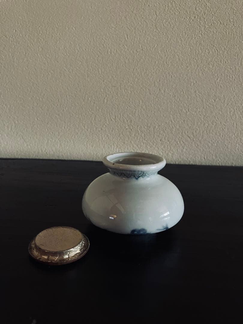 古伊万里 染付 茶入