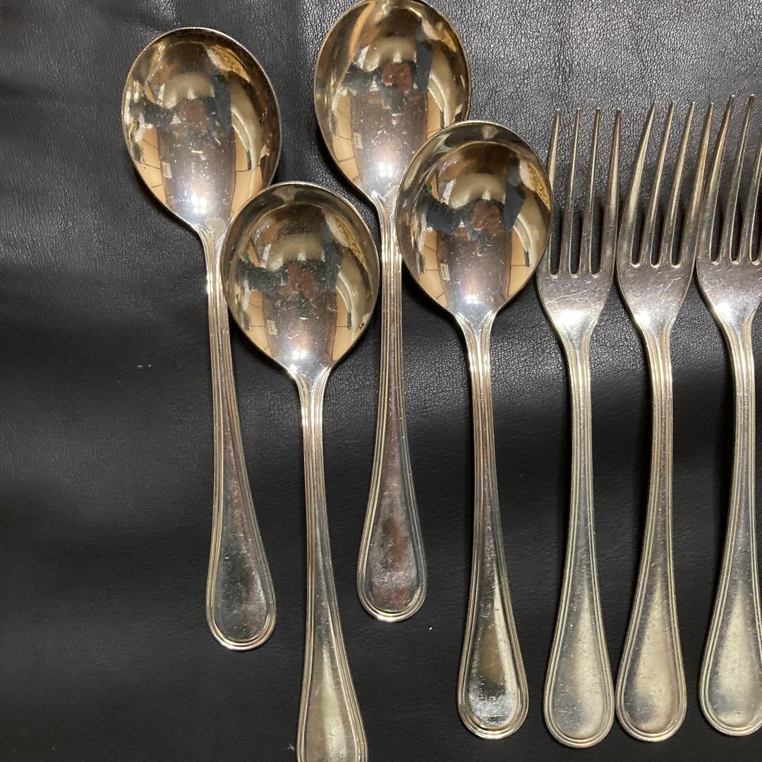 ノリタケEPNS(銀メッキ)カトラリー ナイフ＆フォーク&スプーン　12本セット