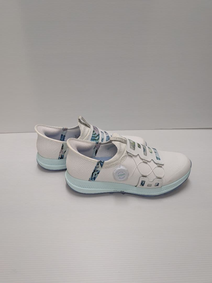 【美品】スケッチャーズ ハンズフリー ゴルフシューズ白/27.0