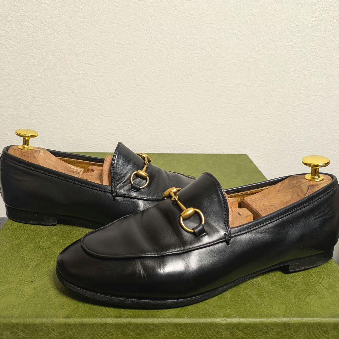 GUCCI　ホースビットローファー　ヨルダーン　黒　36　1/2