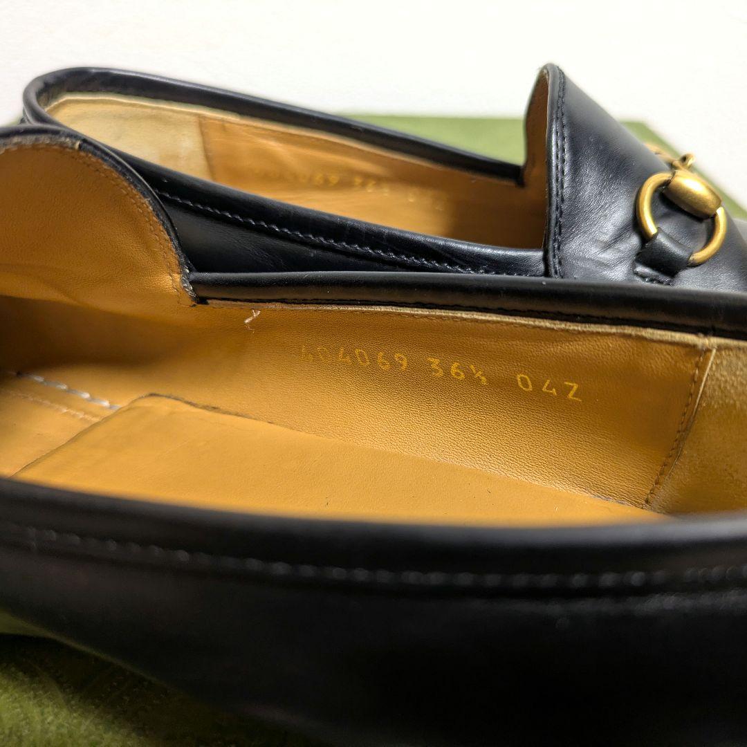 GUCCI　ホースビットローファー　ヨルダーン　黒　36　1/2