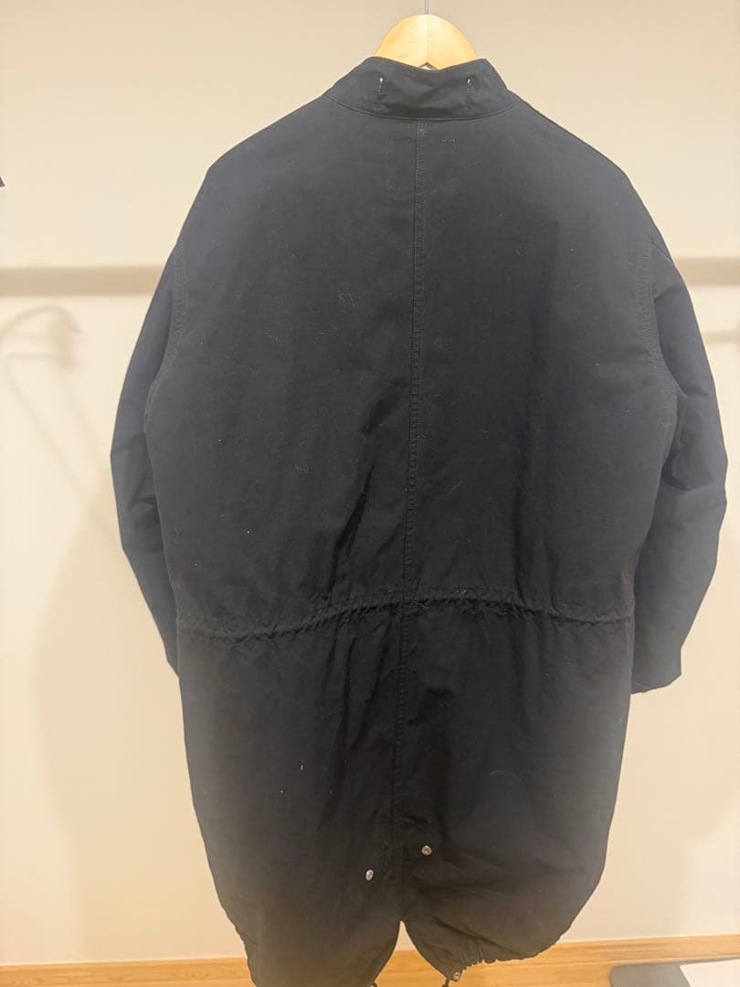 5*8様 MASSTARD M-65 FISHTAIL COAT BLACK 2