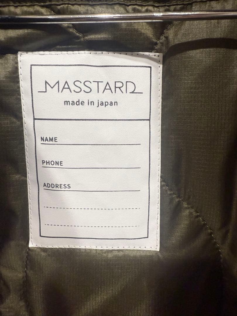 5*8様 MASSTARD M-65 FISHTAIL COAT BLACK 2