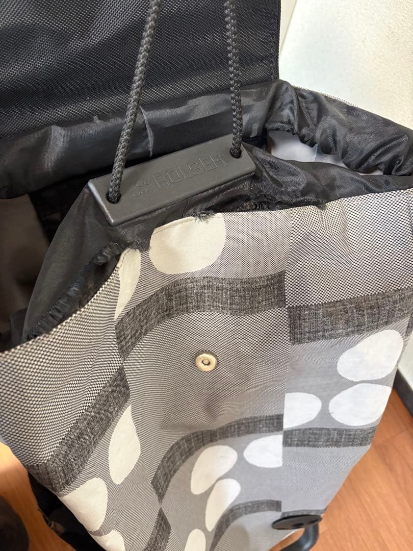 ROLSER 折りたたみキャリーカート ドット柄