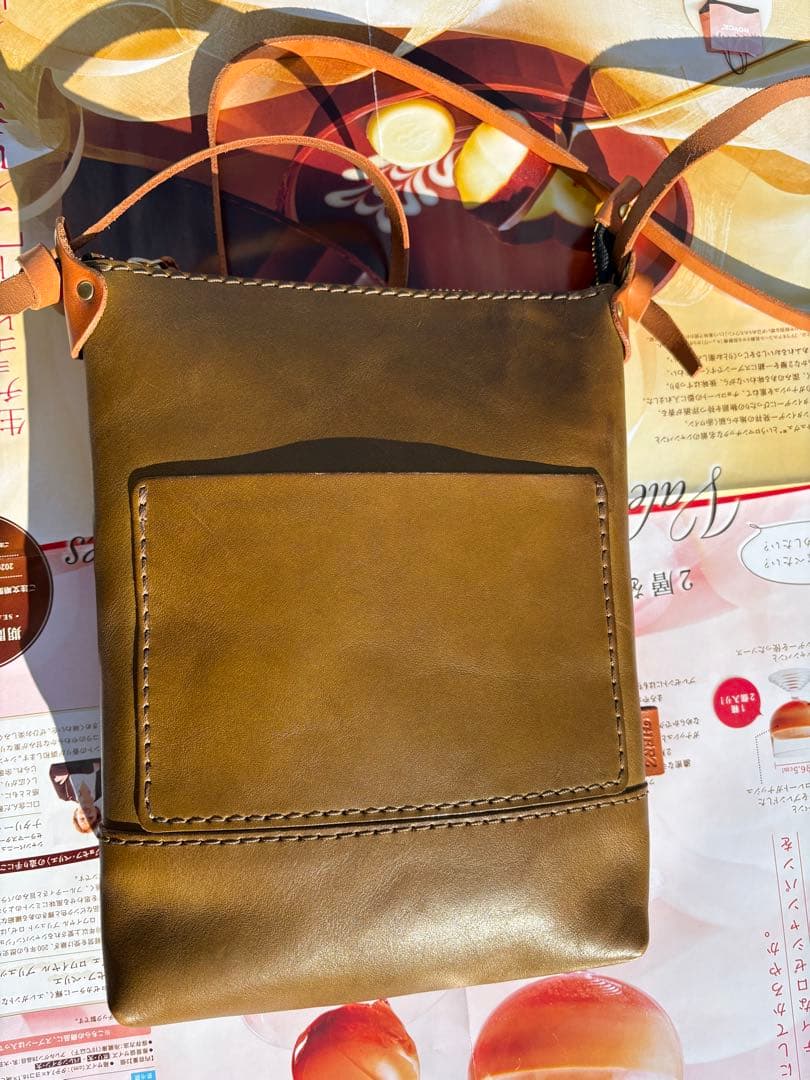 HERZショルダーポシェット (CP-37)Lサイズグリーン